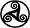simbolo celtico triskel