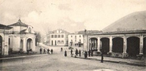 Condove - anno 1905 - la piazza
