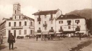Condove - anno 1928 - la piazza