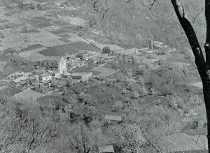 Villa di Mocchie - Fine anni 20 del secolo scorso - Panorama (non è ancora costruita la strada carrozzabile)