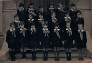 Scuola elementare di Condove - Anno scolastico 1965/66 - Classe II femminile