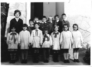 Scuola elementare di Caprie - Anno scolastico 1968/69 - lasse I