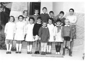 Scuola elementare di Caprie - Anno scolastico 1969/70 - Classe II