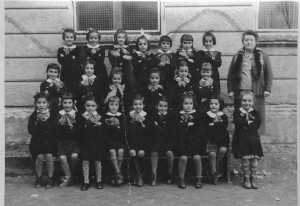 Scuola elementare di Condove - Anno scolastico 1957/58 - Classe I