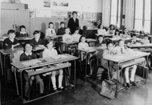 Scuola elementare di Condove - Anno scolastico 1974/75 - classe IVa