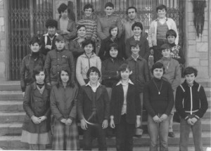 Scuola media Condove - anno scolastico 1977/78 - classe IIIA
