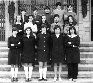 Scuola media di Condove - Anno scolastico 1970/71 - classe IIID