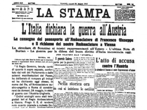 Giornale LA STAMPA del 24/5/1915